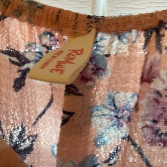 Pink Flowey Summer Dress So Cute! Sz M - Picture 3 of 4